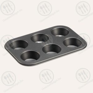 Szénacél muffin forma